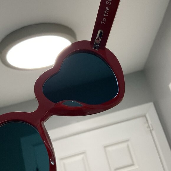zenni Red Heart-Shaped Sunlasses  4420218 Retired main image 5